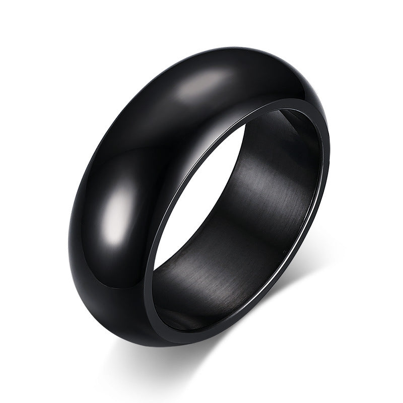 Men’s Minimalist Light-Body Titanium Ring