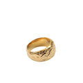 Women’s Crater-Texture Diamond Titanium Ring