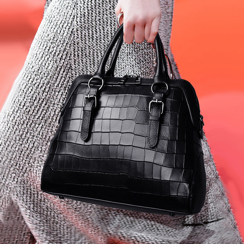 The Essence: Top-Grain Relaxed Leather Tote