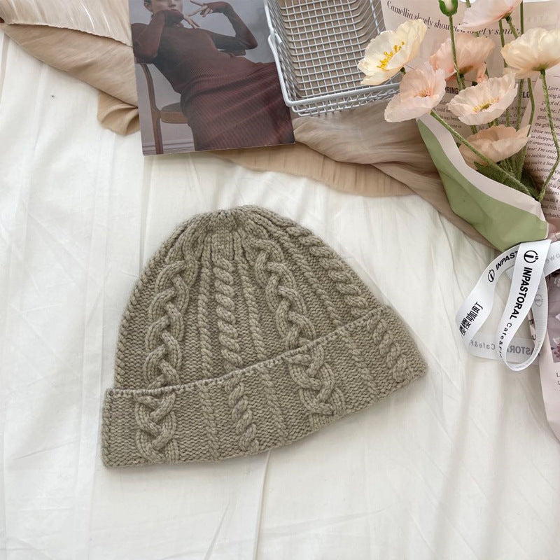 Couture Twist: The Chunky Satin-Finish Wool Beret