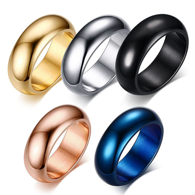 Men’s Minimalist Light-Body Titanium Ring