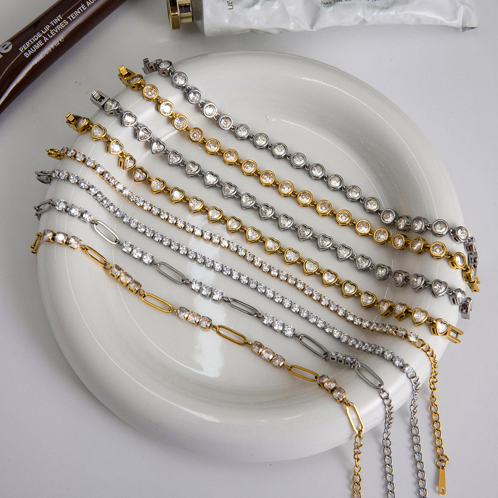 316L Eternal Knot Zircon Bracelet