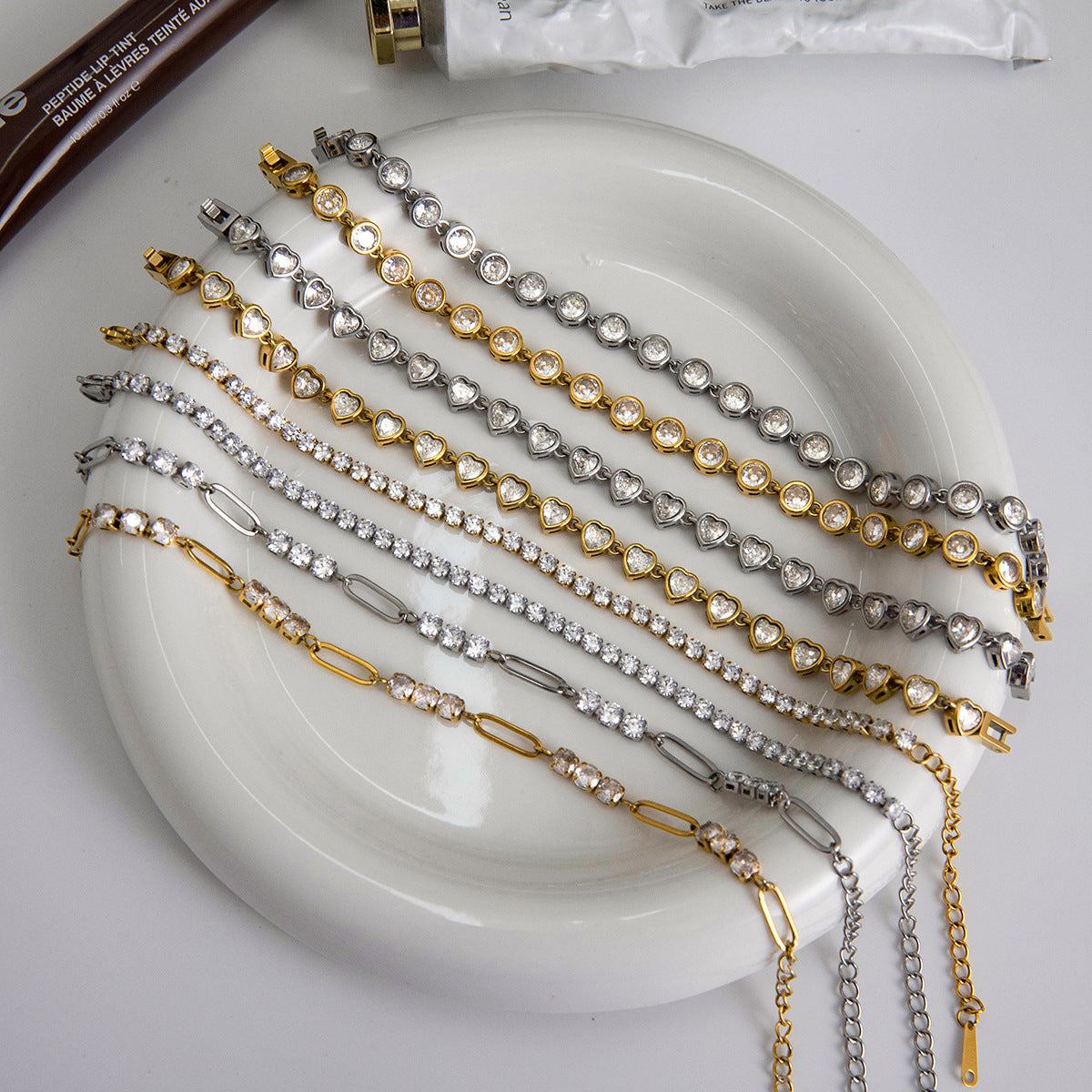 316L Eternal Knot Zircon Bracelet