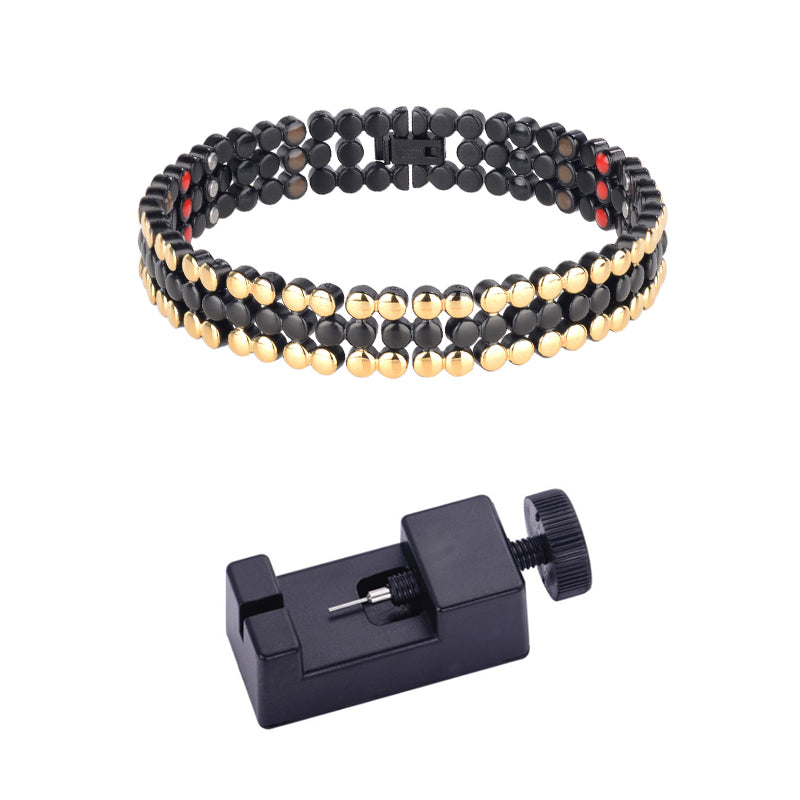 The Bio-Quantum: Advanced Wellness Titanium Steel Bracelet
