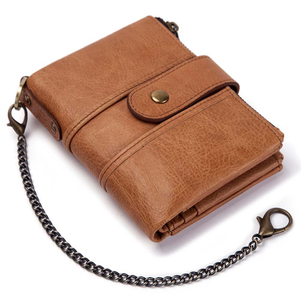 The Guardian: Antimagnetic Vertical Zip Wallet