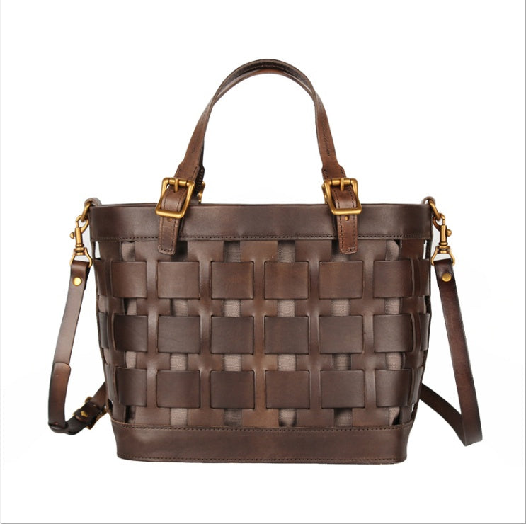 The Ethereal: Artisanal Hollow-Cut Leather Bag