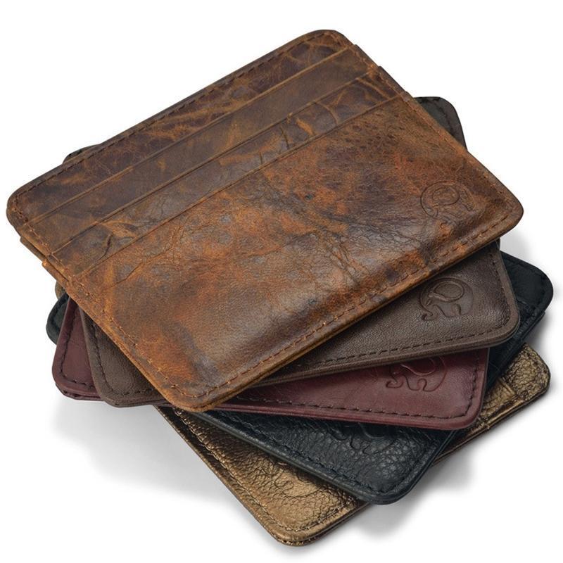 The Minimalist: Genuine Leather Essential Cardholder