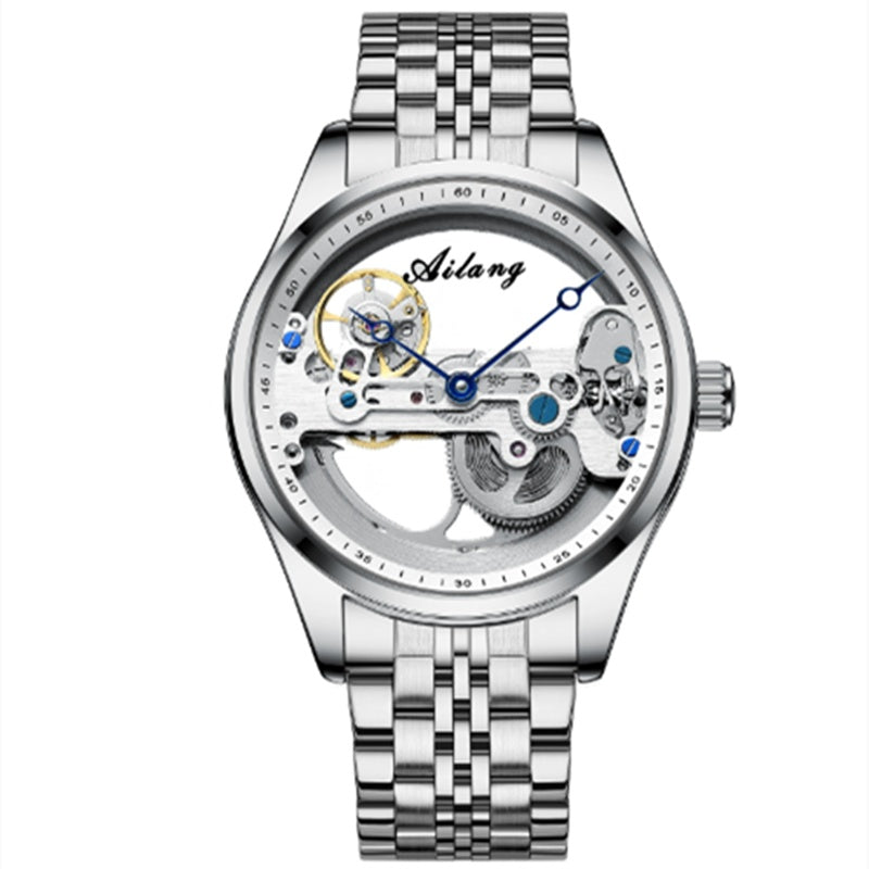 Men's Skeleton Automatic Mechanical Sport Watch