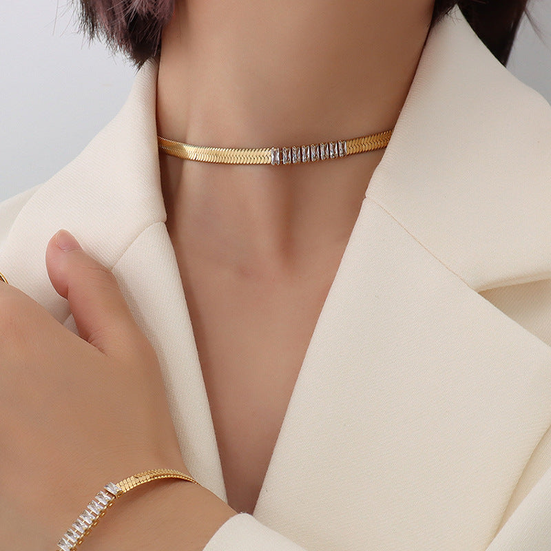 The Stellar Glow: Zirconium Diamond Set