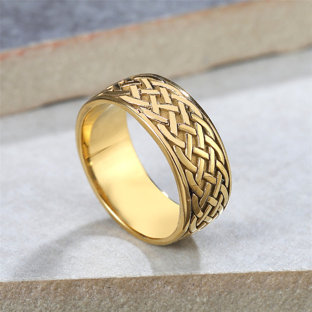 The Heritage Band: Men’s Vintage Titanium Statement Ring