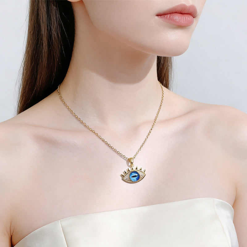 Titanium Aegis: Dual Protection Necklace