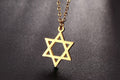 The Astral Star: Titanium Six-Pointed Necklace