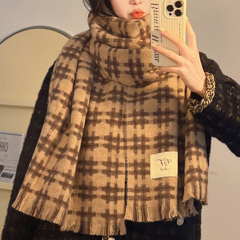 Urban Heritage: The Oversized Plaid Winter Scarf