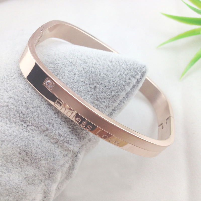 The Cubic Edge: Vacuum-Plated Geometric Bracelet