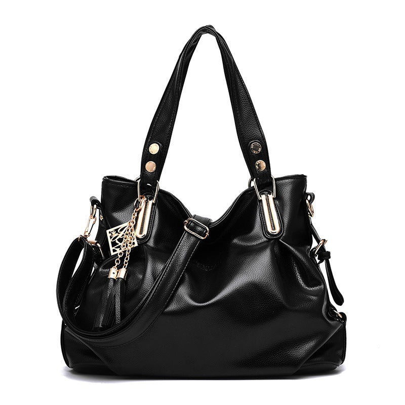 The Executive Tassel: Large Multi-Compartment Messenger Bag