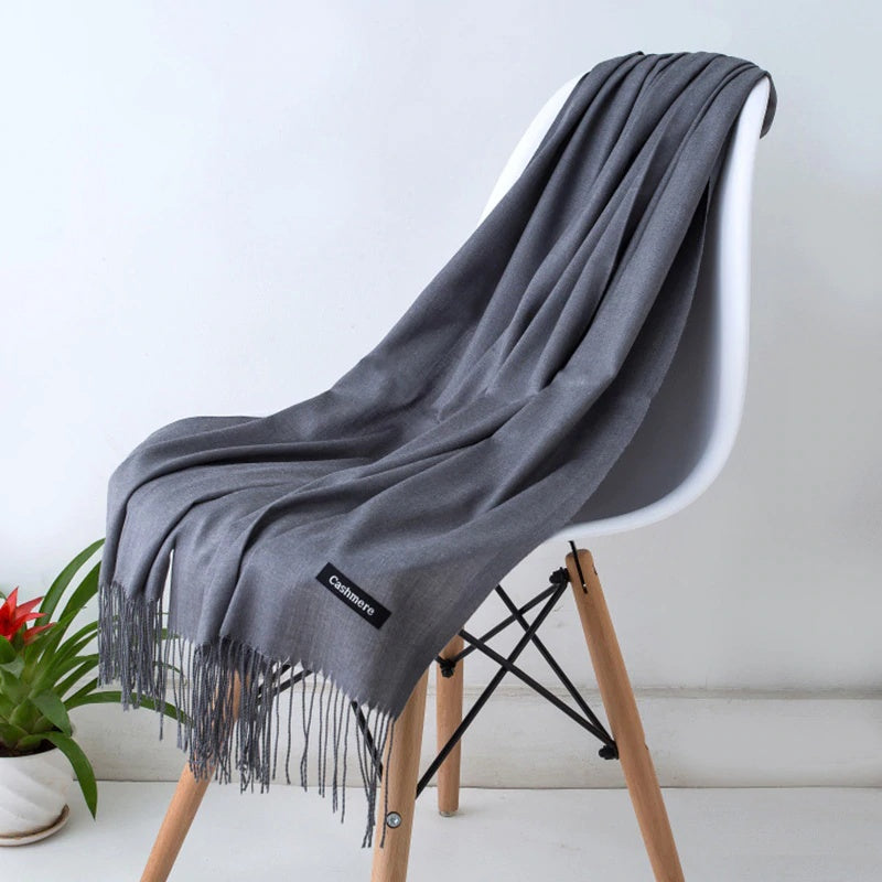 Coco Twoce Infinite Softness: Designer Cotton-Luxe Solid Scarf