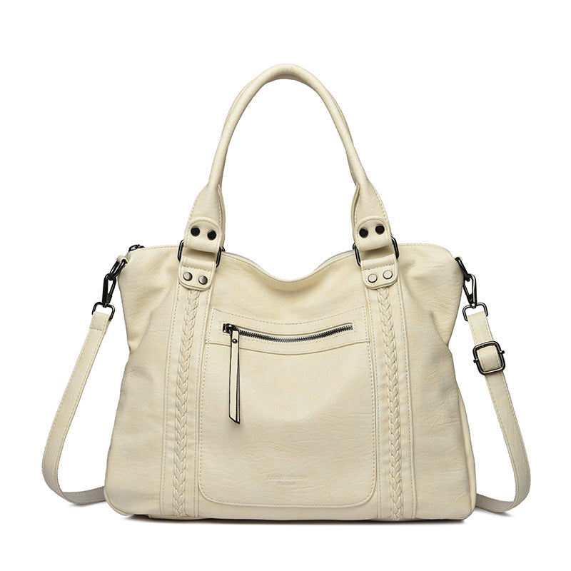 The Heritage Square: Vintage Genuine Leather Crossbody & Shoulder Bag