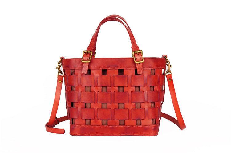 The Ethereal: Artisanal Hollow-Cut Leather Bag