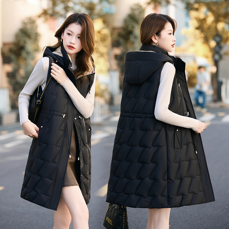 Coco Twoce Urban Shield: Oversized Quilted Down Vest