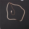 Fluid Snake Chain Necklace | Premium Titanium Collection