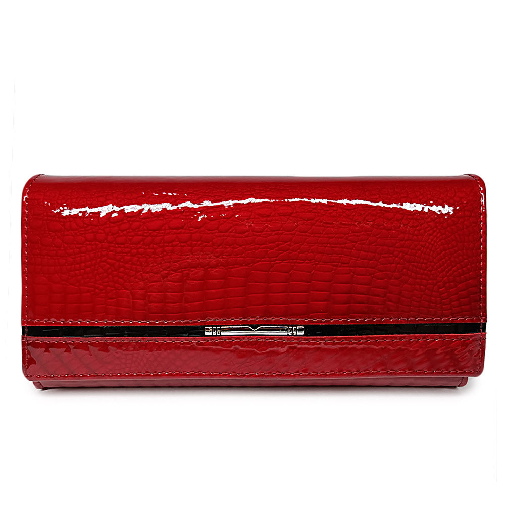 The Sovereign: Vertical Buckle-Down Ladies Wallet