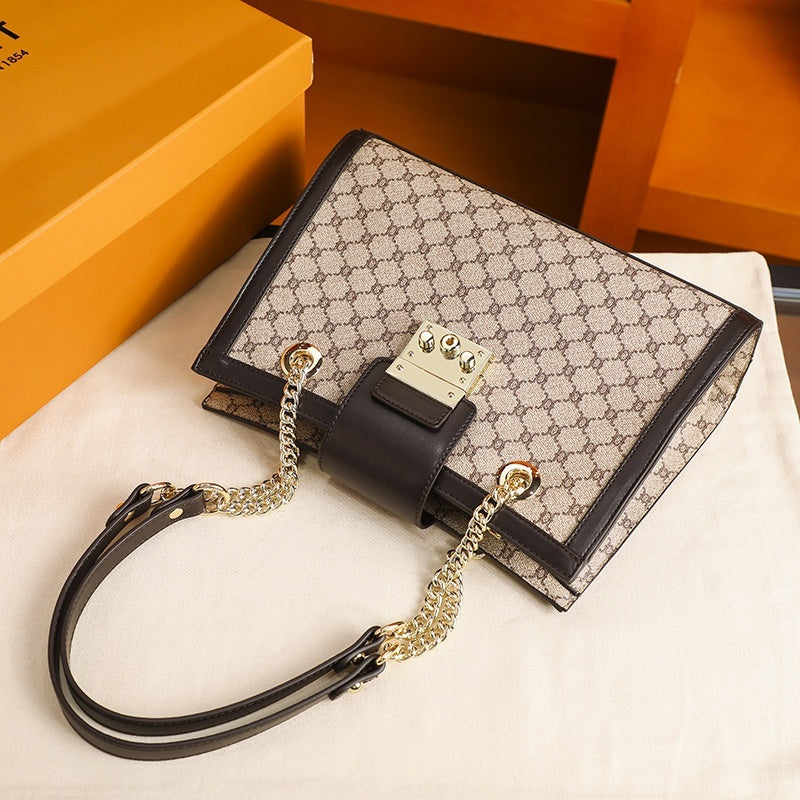 The Muse: Soft-Grain Leather Shoulder Bag