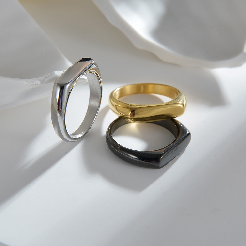 Women’s Popular Essential Titanium Ring