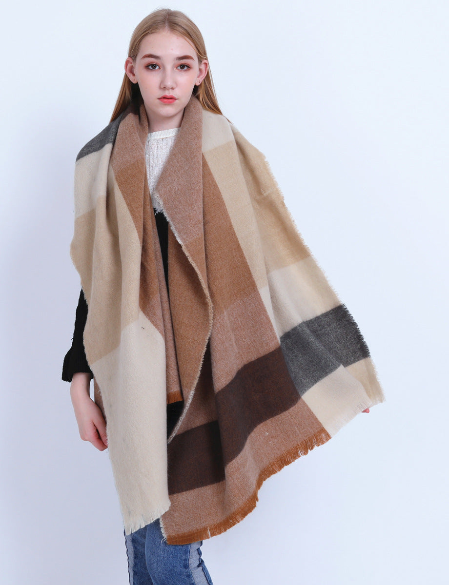 Timeless Plaid Scarf in Soft Cashmere Feel