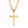 The Eternal Crest: Men’s Titanium Cross Necklace