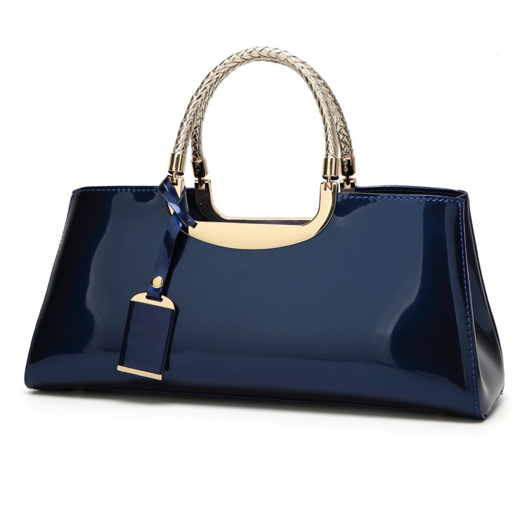 The Jet-Setter: Noble Patent Leather Satchel