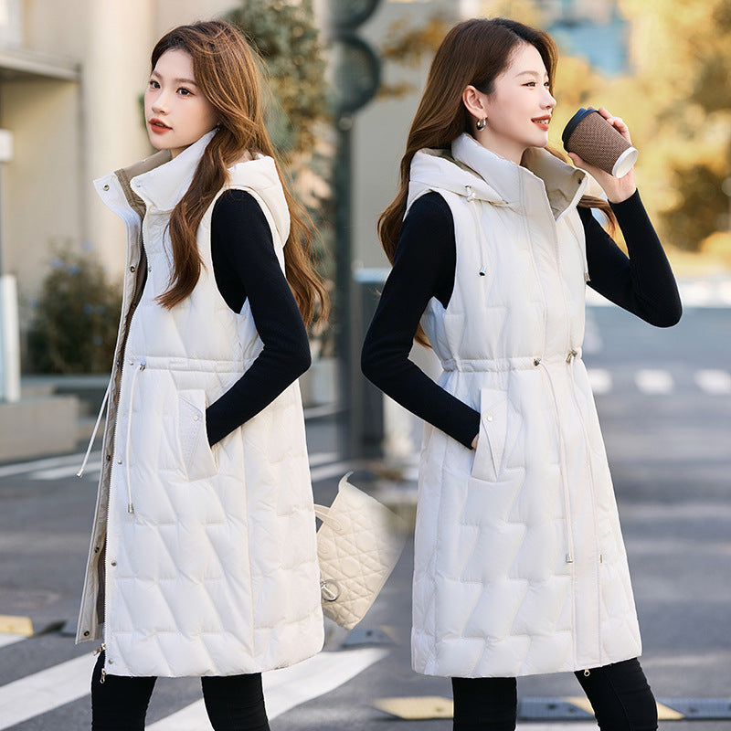 Coco Twoce Urban Shield: Oversized Quilted Down Vest