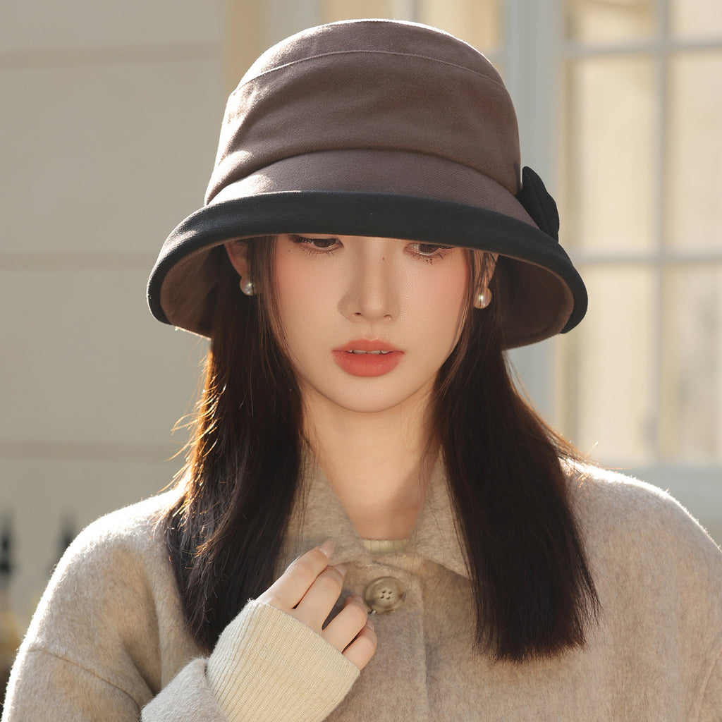 The Velvet-Touch Bow Cloche: Elegance in Every Stitch