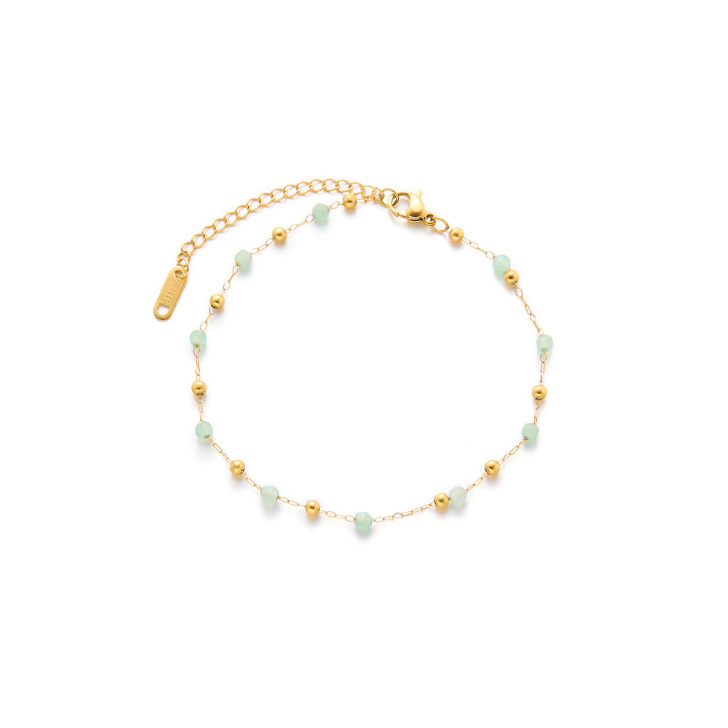 The Emerald Serenity – Handmade Natural Jade & Titanium Necklace