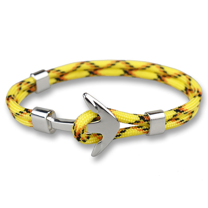 The Voyager: Titanium Steel Nautical Anchor Bracelet