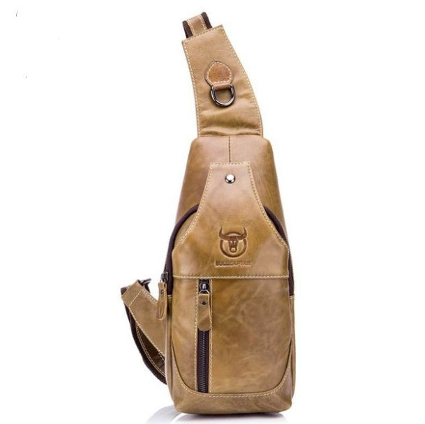The Voyager: Vintage Leather Chest & Crossbody Bag