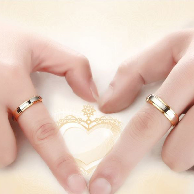Infinite Union: 316L Premium Steel Couple’s Band