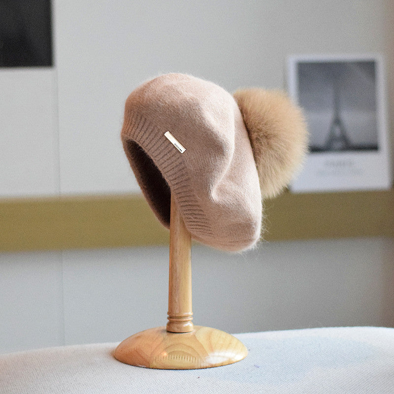 Velvet Cloud: The Ultra-Soft Angora-Style Dome Hat