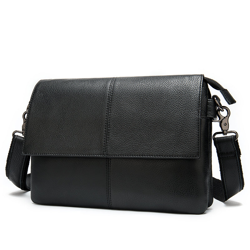 The Executive: Top-Grain Flap Messenger Bag