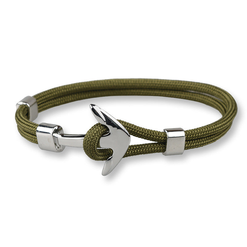The Voyager: Titanium Steel Nautical Anchor Bracelet