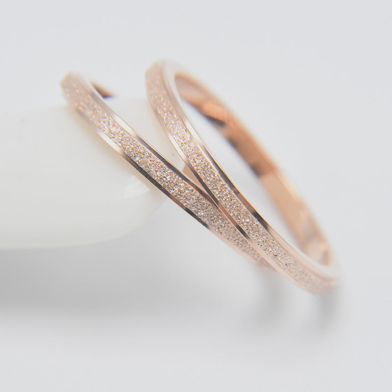 Velvet Matte Bond: Premium Titanium Couple’s Band