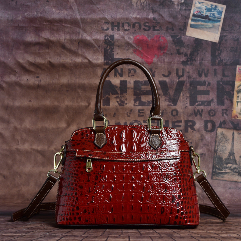 The Heritage: Premium Leather Retro Satchel