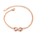 Infinite Bond: The Titanium Infinity Chain Bracelet