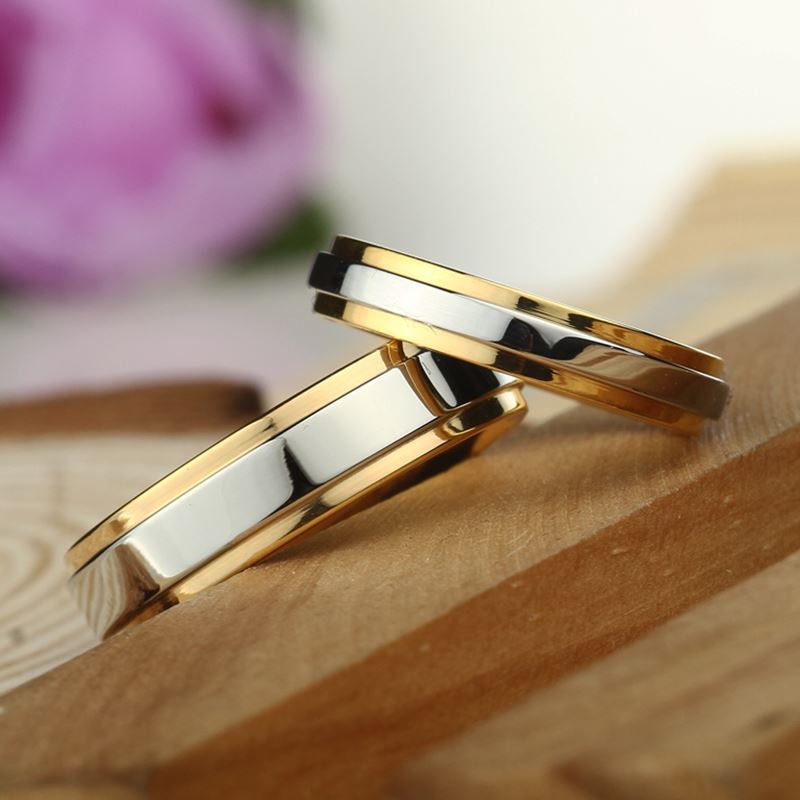 Infinite Union: 316L Premium Steel Couple’s Band