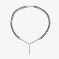 Necklace Men's Colorless Titanium Steel