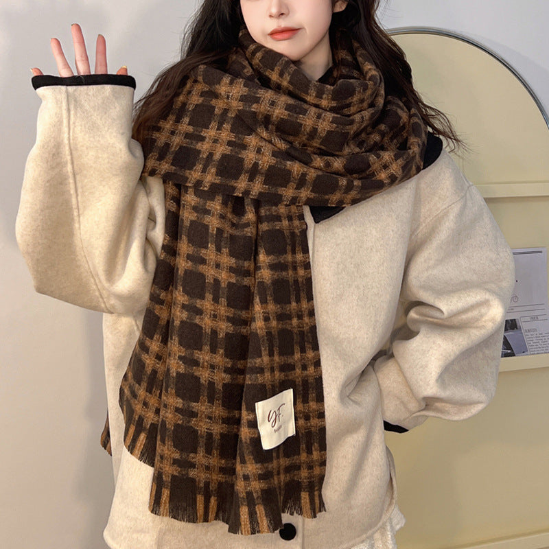 Urban Heritage: The Oversized Plaid Winter Scarf