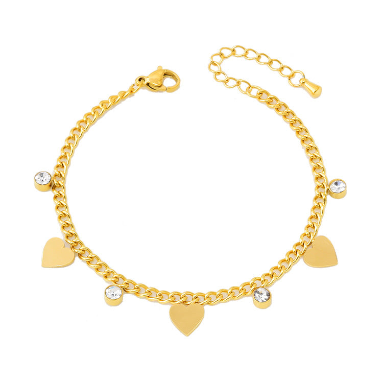 Glossy Love Titanium Steel Necklace