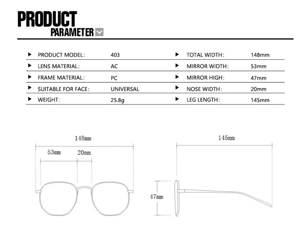 Trendy Personalized Sunglasses Wild Retro Trendy Sunglasses