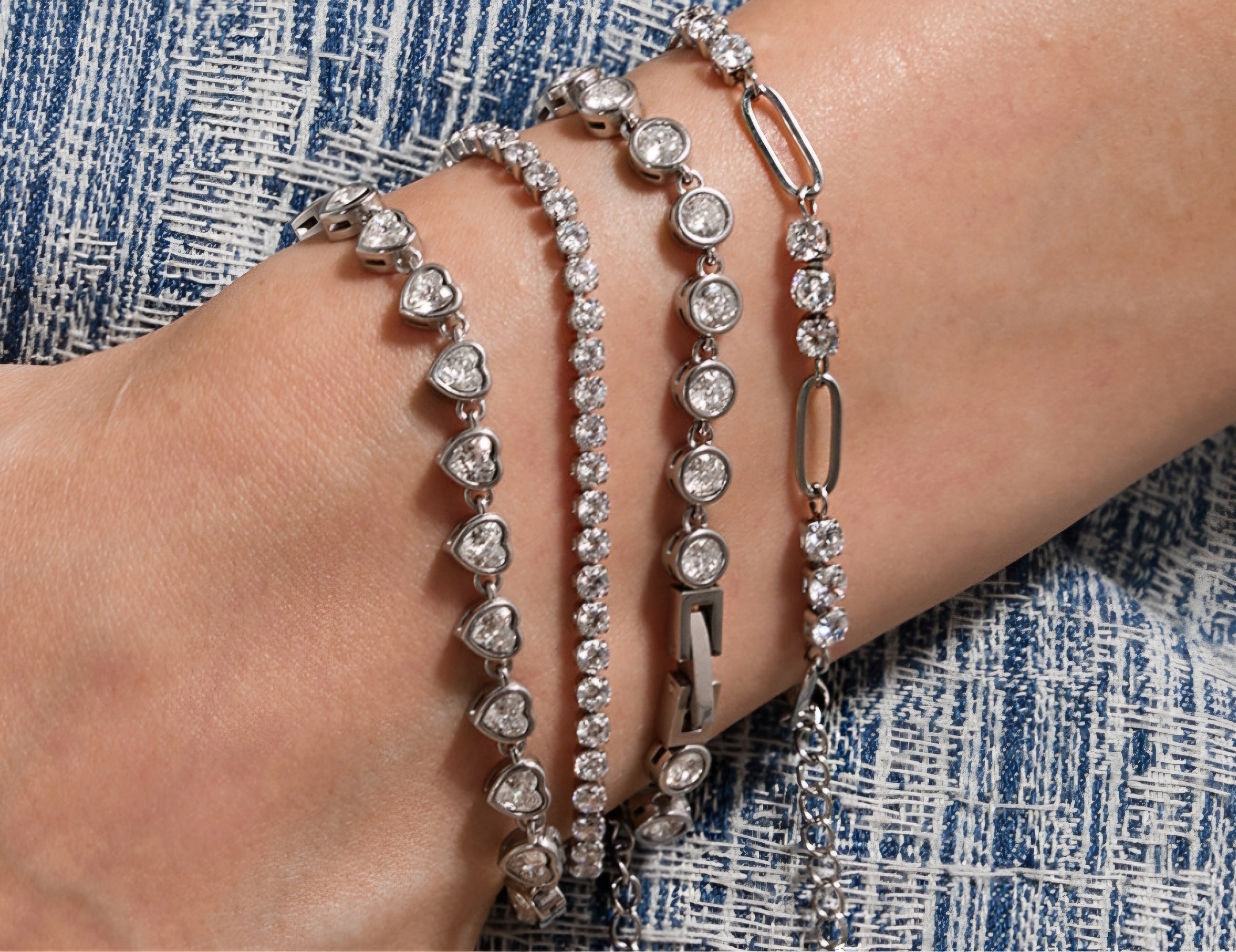 316L Eternal Knot Zircon Bracelet