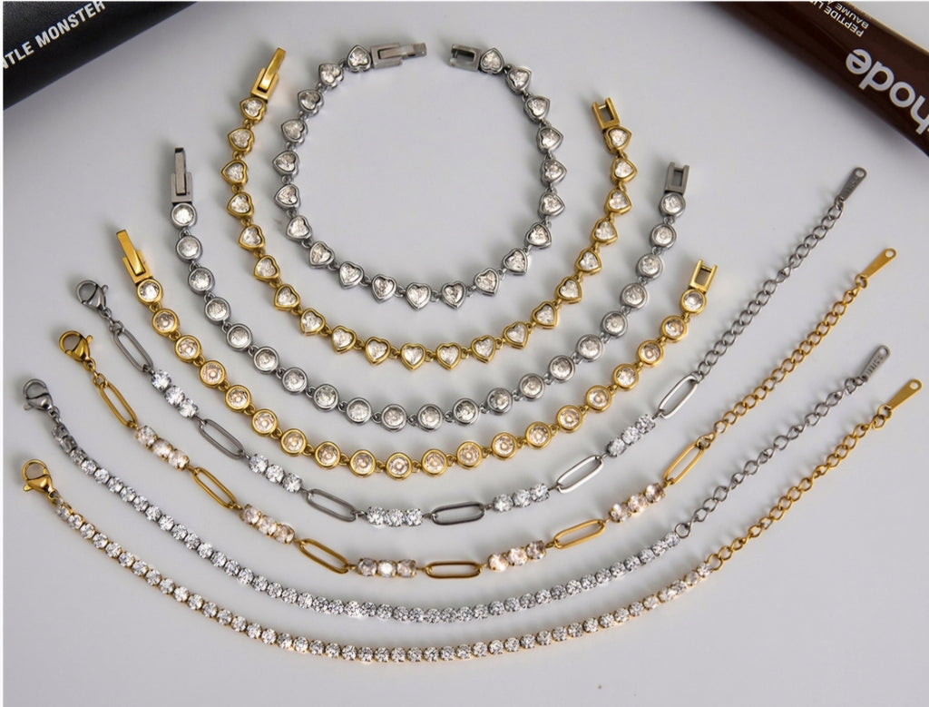 316L Eternal Knot Zircon Bracelet