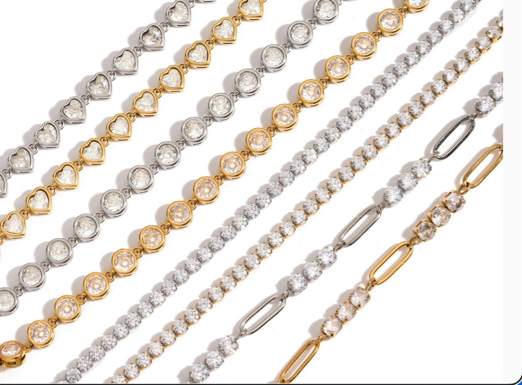 316L Eternal Knot Zircon Bracelet